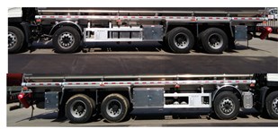 東風天龍前四后八鋁合金運油車(介質:汽油)30方